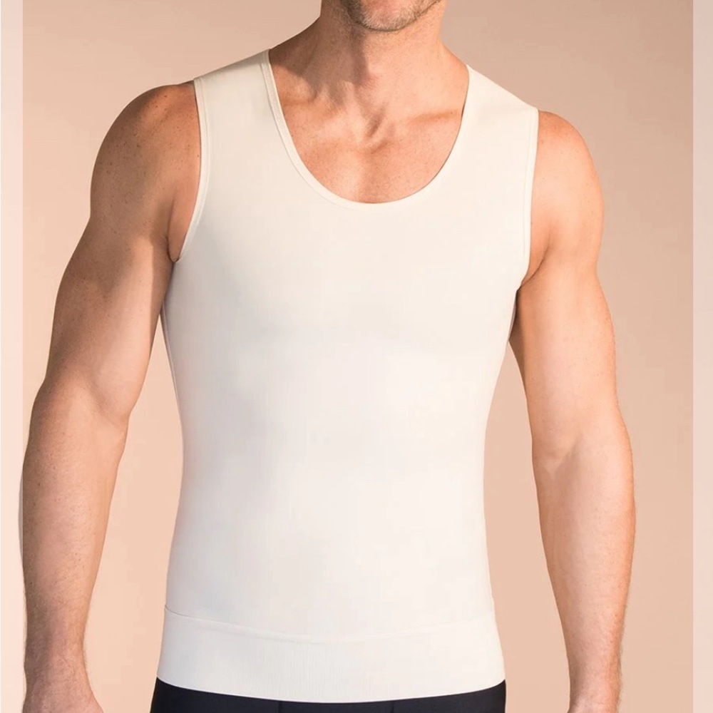 MARENA MENS RECOVERY SLEEVELESS Lot of 2 TANK TOP - STYLE NO. MTT NUDE BLACK lrg